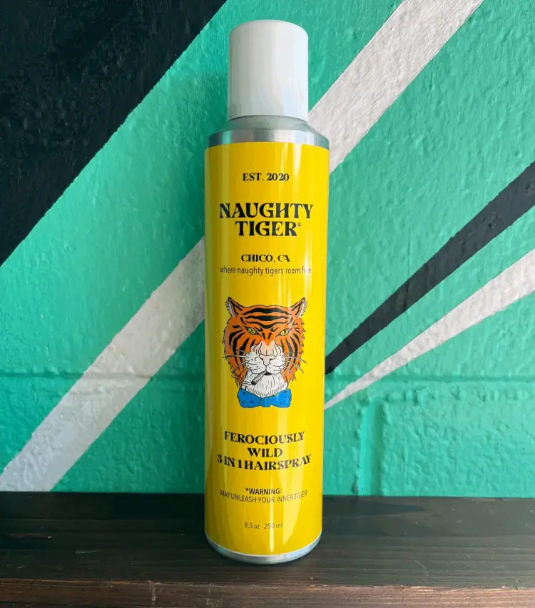 Photo of our product, Ferociously Wild 3-In-1 Hairspray.